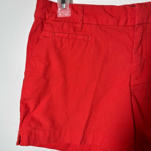 patagonia shorts women size 8 orange chino zip and pockets - Picture 2 of 12